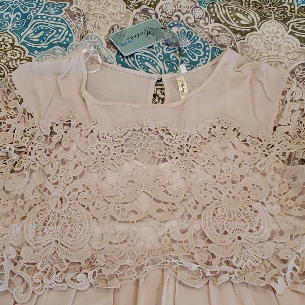 Baby doll lace dress